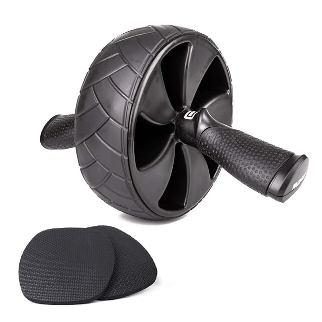 Ab wheel PULLUP & DIP con impugnature staccabili e due cuscinetti da ginocchia