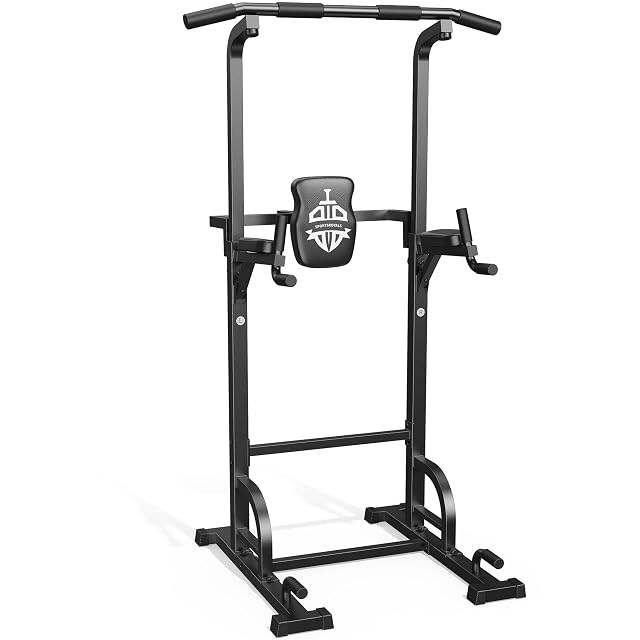 Power tower stazione per dip Sportsroyals con base allungata da 100 cm