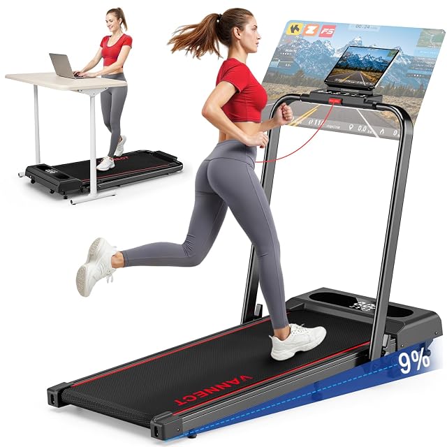 Tapis roulant pieghevole vannect X390 con display a LED e telecomando magnetico